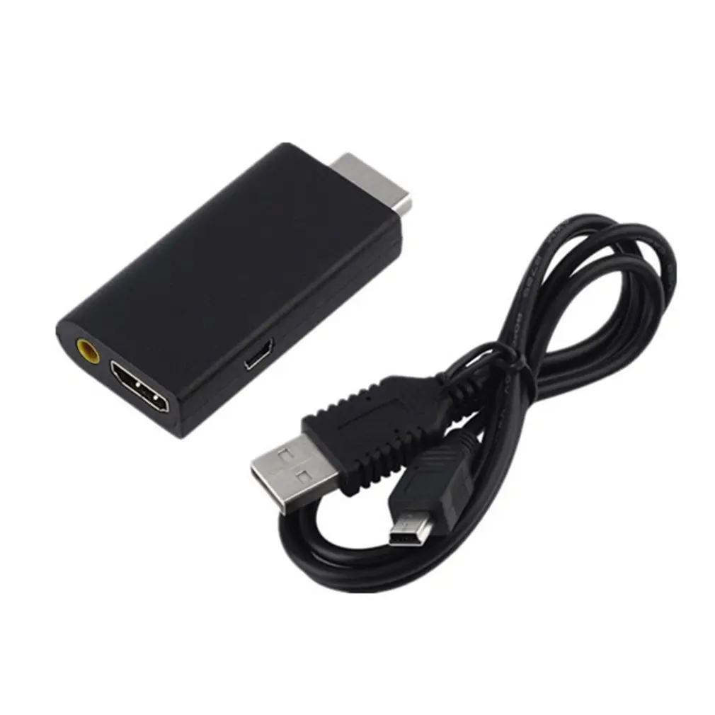 Portable HDMI-compatible Audio Video Converter Adapter AV Cable For SONY PlayStation 2 Plug And Play Parts | Электроника