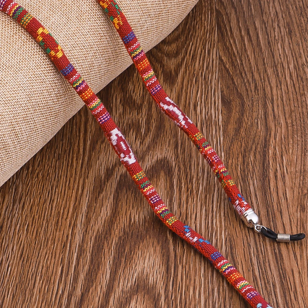 Новинка 6 мм ширина очки веревка ремешок для солнцезащитных очков шнур шея полоса этнический стиль ручной работы тканая цепочка для очков