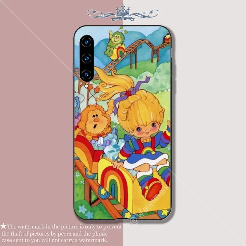 Yinuoda Rainbow Brite Мягкий ТПУ черный чехол coque для huawei honor 7A 8s 8x 9X 9 10 20s 20 lite V 30 PRO PLAY