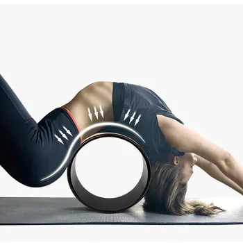 

Wholesale Professional Cork Sport Dharma Yoga Wheel Stretch Yoga Circle Pilates Ring for Improving Yoga Posture and Back Roller
