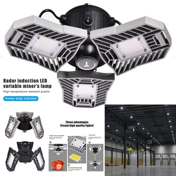 

2019 Hot 6500K LED Light Waterproof and Durable 6000Lm LED Variable Adjustable Industrial Light Human Body Induction L9 #2