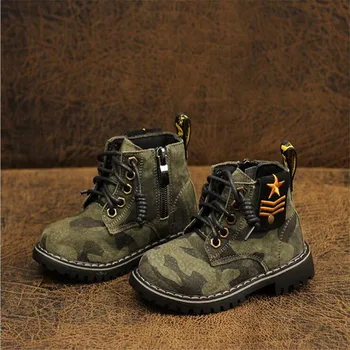 

2019 New kids boots shoes for boys girls children martin army boots sneaker girls boys boots baby winter flat sneaker