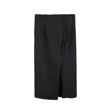 Разделение мешок хип шаг для худеньких девушек, женские, длинные штаны с высокой талией юбки