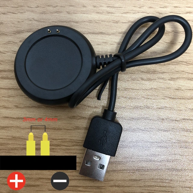 Generic Câble de chargement universel pour montre connectée, 2 broches, 4mm  3mm à prix pas cher