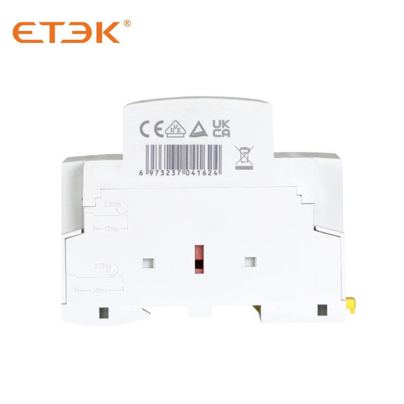 Contattore Ailao 400V 3 Fasi 4 Fili, Teleruttore AC 63A 4NO Per Impianti Industriali - Foto 3