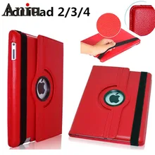 

For Apple iPad 2 3 4 iPad2 iPad3 iPad4 Tablet Case 360 Rotating Bracket Flip Fold Stand Leather Cover
