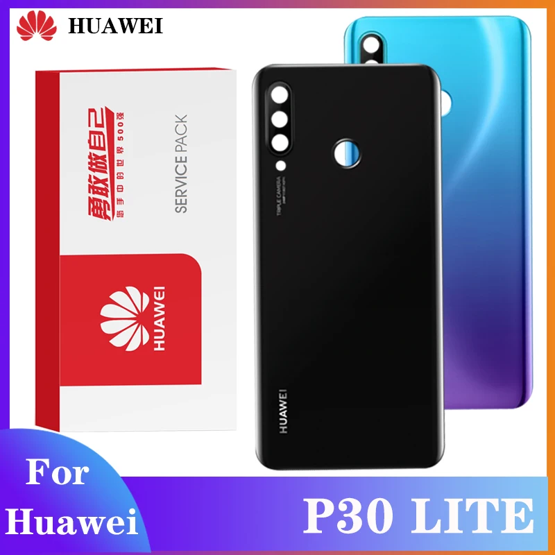 Крышка аккумуляторного отсека для Huawei P30 Lite стеклянная | Мобильные телефоны и