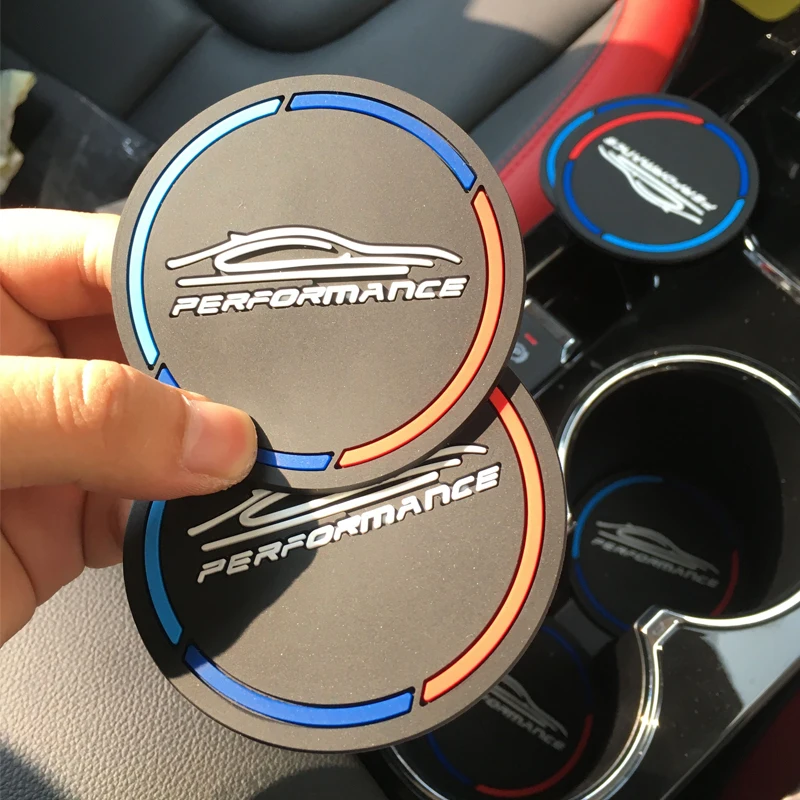 2 Pcs Car Silica Gel Cup Mat Universal Non-slip Water Cup Bpttle Holder Cushion Auto Gadgets Mat and Accessories