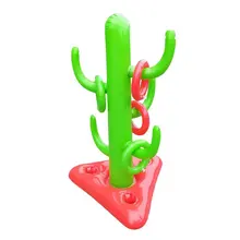 Безопасность и защита окружающей среды ПВХ надувной кактус Кольцо Игрушка надувной кактус кольцо родитель-ребенок Интерактивная игрушка