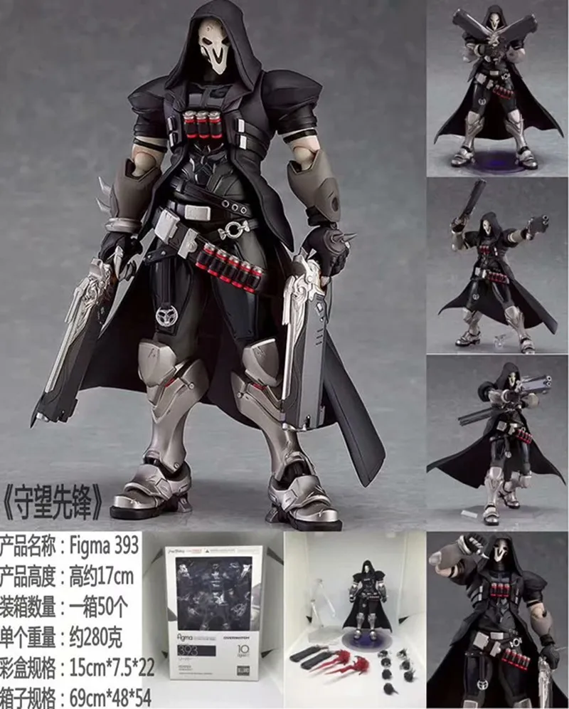 Аниме Ow Rye Pioneer Death Figma393 мобильный гаражный комплект подвижная модель шарнира