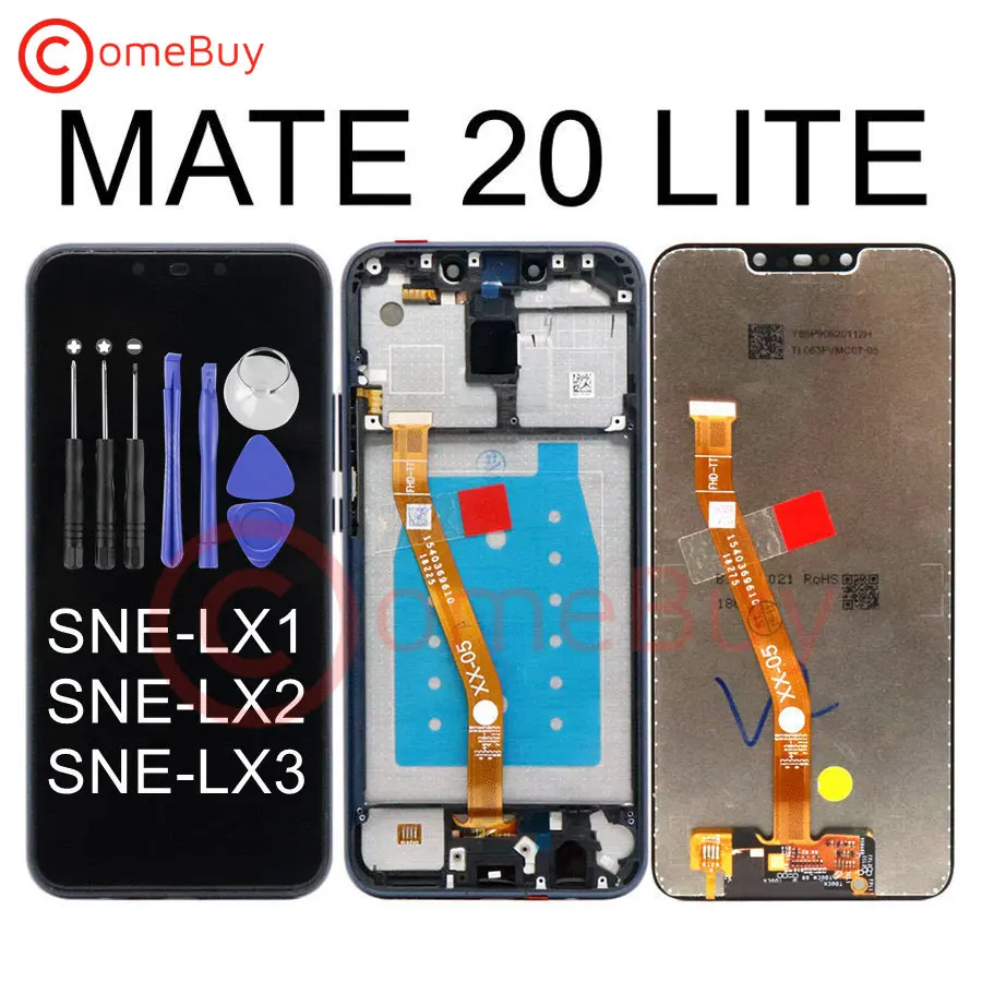 

For Huawei Mate 20 Lite LCD Display Touch Screen Digitizer With Frame For Huawei Mate 20 Lite LCD Screen SNE-LX1 SNE-LX3
