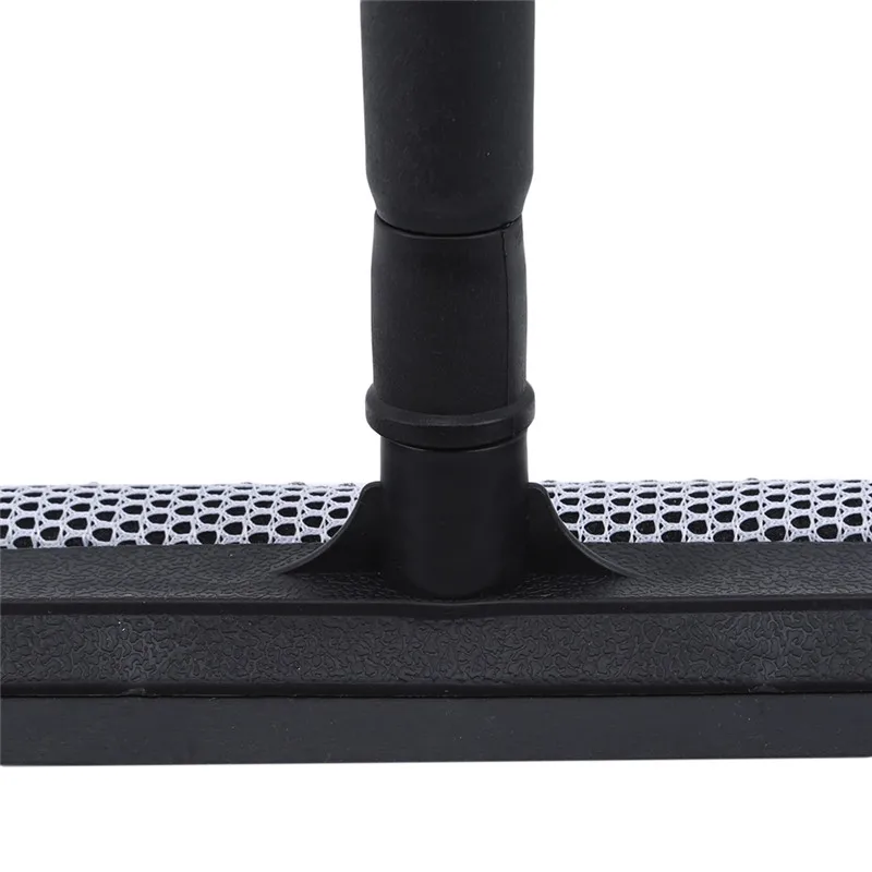 Stainless Steel Retractable Double-side Telescopic Rod Window Cleaner Squeegee Wiper Brush Glass Cleaning Tool