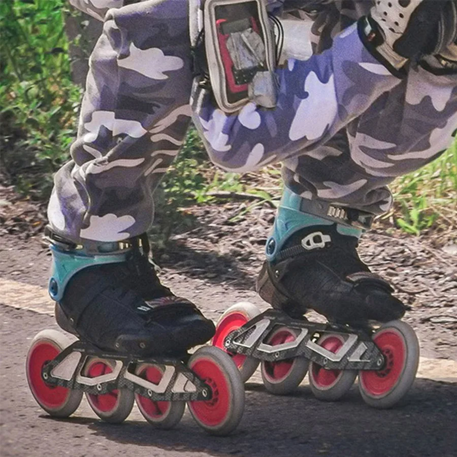100% оригинал Powerslide DH350 Trinity горные рамы для коньков 125 110 125mm стабильный подшипники