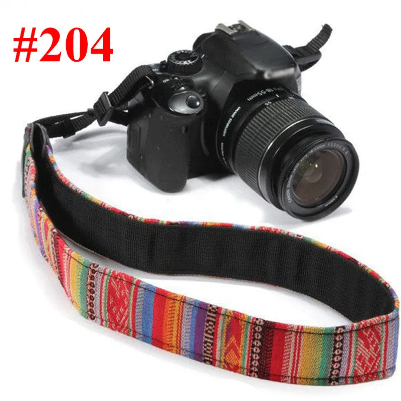 Ретро камера плечевой ремень средства ухода за кожей шеи ремни для DSLR SLR Nikon Canon sony Panasonic Pentax Olympus Kodak Универсальный Лидер продаж - Цвет: 204