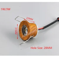 10pcs Mini LED Downlights Dimmable 1W 3W 100V-240V Jewelry Display Ceiling Decorations Recessed Cabinet DC12V Spot Lamp 2