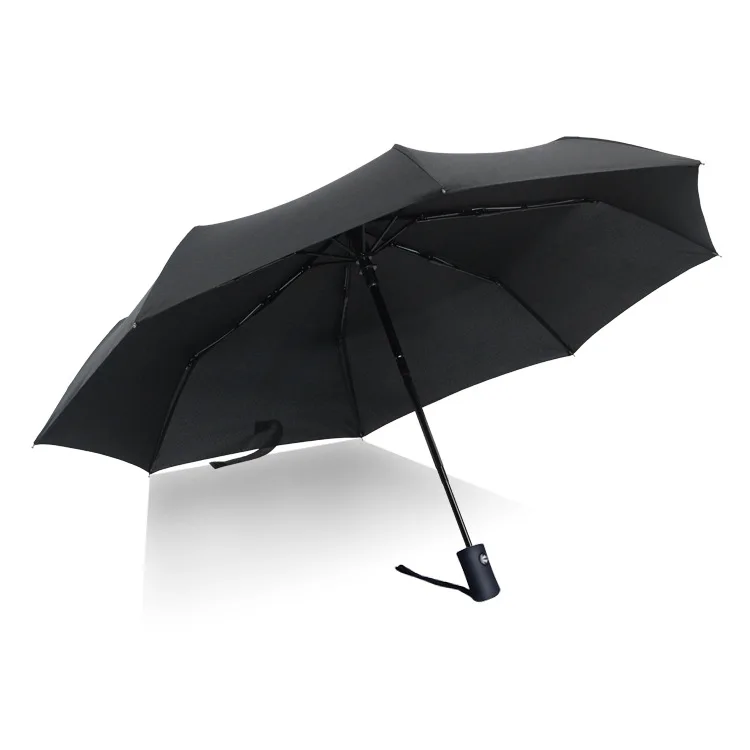 

Wind Resistant Three Folding Automatic Umbrella Rain Women Auto Luxury Big Windproof Umbrellas Men Frame Windproof 8K Parasol