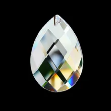 50 мм 100 шт в форме сетки стеклянная люстра капля КРИСТАЛЛ миндаль кулон хрустальные детали