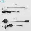 Plug Wired Flexible 3 Watts 3W Gooseneck Led Wall Light Sconce Lamp Lighting for Bedroom Reading Bathroom with Plug, black white 3