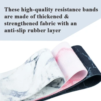 Resistance Bands Set Fitness Exercise Elastic Booty Bands Logo Training Workout Sport Yoga Strength Gym Equipment 6