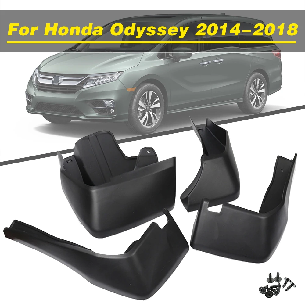 4 шт. Брызговики автомобильные передние и задние брызговики для Honda Odyssey 2014 2015 2016