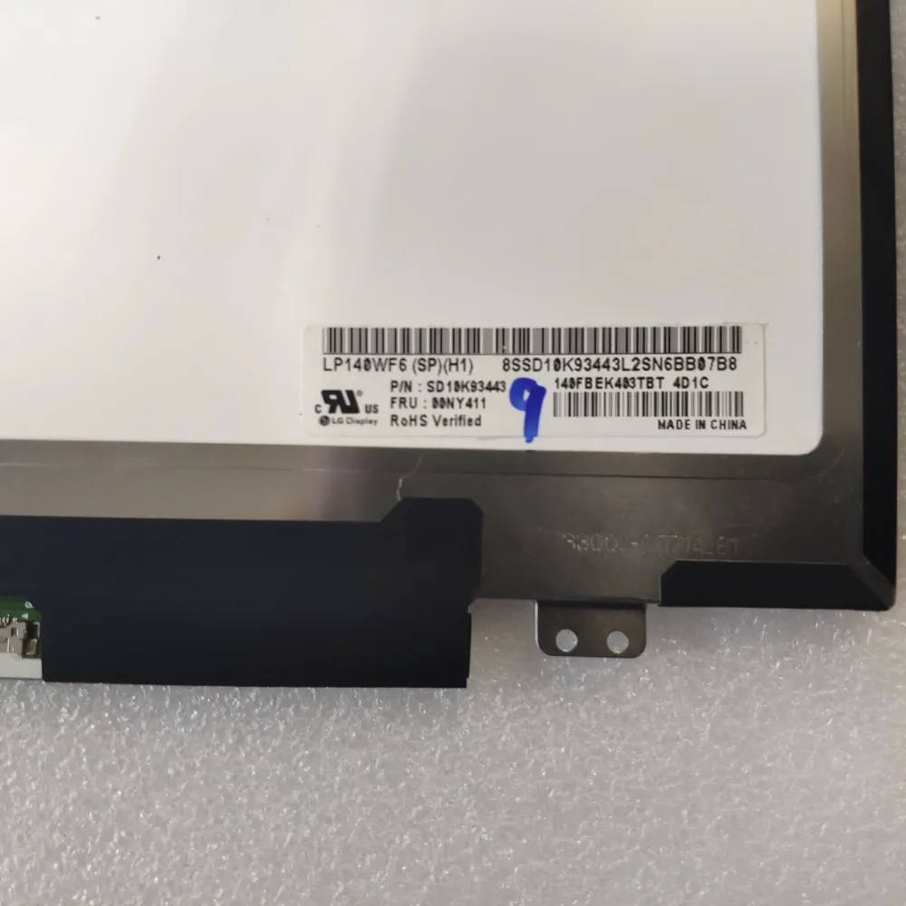 Tela de Exibição Tridimensional para Lenovo Thinkpad Carbono Gen 2022 B140han1.7 Lp140wf6 Lcd x1 4th 3 High Quality Computador e Escritório