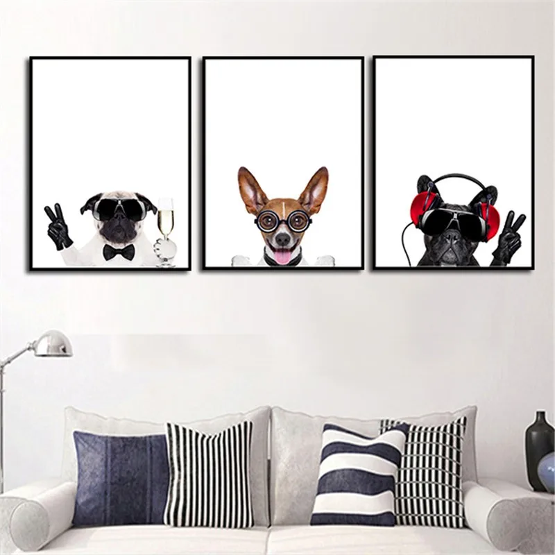 HD Печать холст Картина Home Decor Wall Art рисунок животных из мультфильмов для малышей