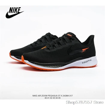 

OriginalNike Zoom Pegasus 37 X breathable cushioning fast running shoes men's size 40-44 Free shipping