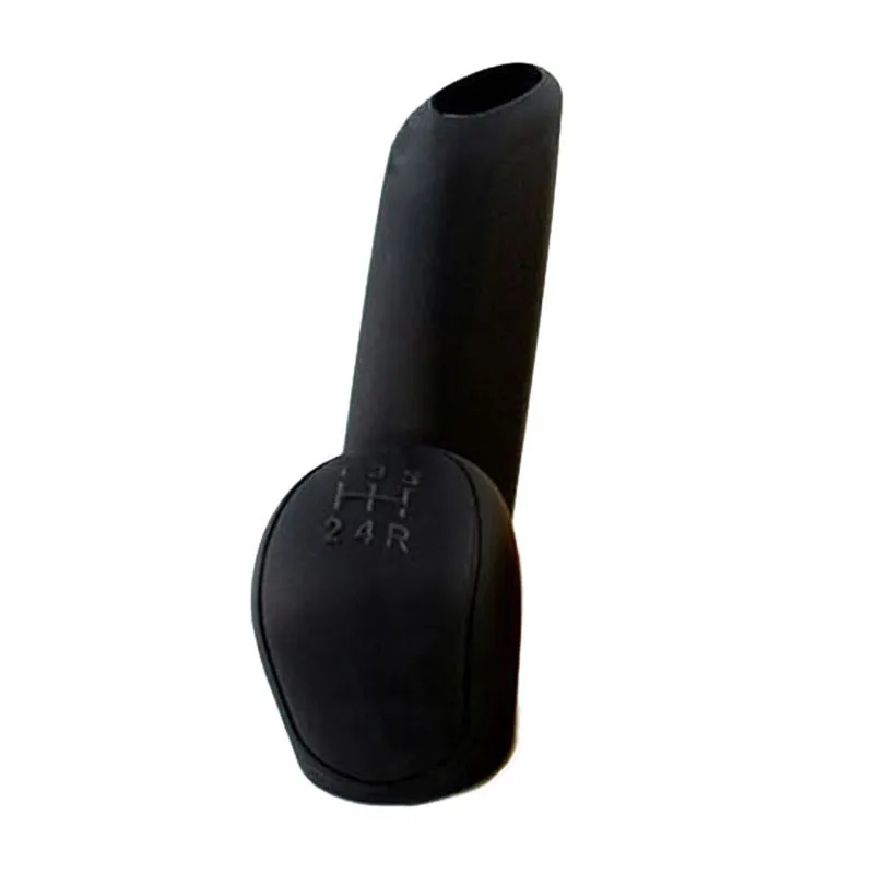 Автомобильный Acceossories 2 шт./компл. силиконовый чехол для рычага переключения передач Чехол ручного тормоза автомобиля ручной тормоз для универсального - Название цвета: Черный