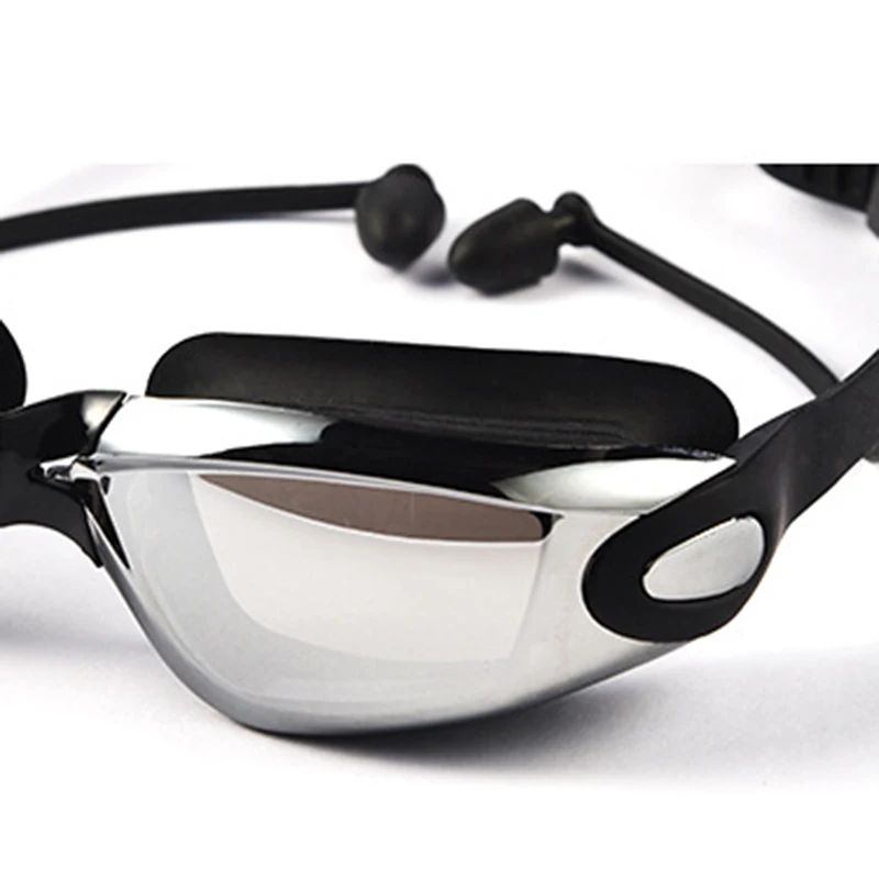 Топ!-женские и мужские водонепроницаемые противотуманные очки с защитой от ультрафиолета, очки для серфинга и плавания, профессиональные очки для плавания, шапочки для Заглушки для ушей, зажим для носа