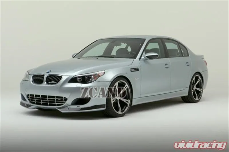 Натуральный углеродный передний спойлер для губ BMW E60 M5 5 series 05 08 1 пара|Обвесы| |