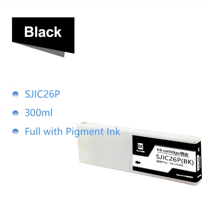 アウトレット売上 EPSON SJIC26PK TM-C7500用インクカートリッジ/ ブラック プリンター・FAX用インク 