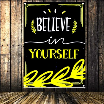 

Vintage Historical Quote Motivational Posters Flags & Banners Tapestry; Success Wall Art Inspired by Famous Leaders and Thinkers