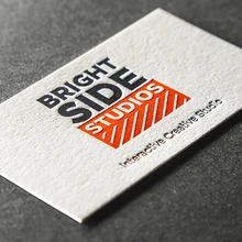 Печать на заказ пустая Тисненая Бумага Визитная карточка DHL