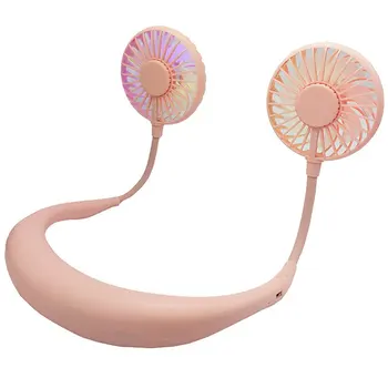 

Sports Fan Usb Charging Portable Foldable Hanging Neckband Fan Mini Portable Sports Fan 3 Speeds Rechargeable Air Cooler