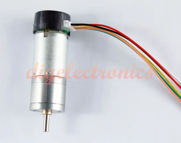 25GA-370 DC Geared Motor with Hall Sensor Metal Gear 9V/150rpm High Torque Brushed for DIY Intelligent Robot Car | Игрушки и хобби