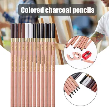 

Sketch Drawing Pencils 12 Piece Professional Pencils Set Charcoal Pencils Shading Pencils for Adults Kid Artists DJA88