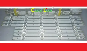 

Nova 8 pçs/set retroiluminação LED Tiras de Barras de Substituição para LG innotek 39LN540V 39LN570V HC390DUN POLA2.0 39 UM B Po