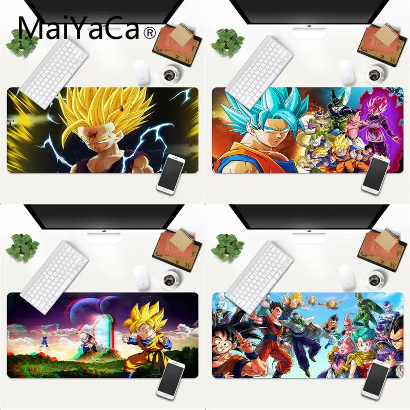 

MaiYaCa Cool New dragon ball z gamer play mats Mousepad Gaming Mouse Pad Large Deak Mat 700x300mm for overwatch/cs go