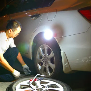 

2Pcs Handheld Rechargeable LED Lamp 3W Torch with Magnet for Outdoor Camping ENA88