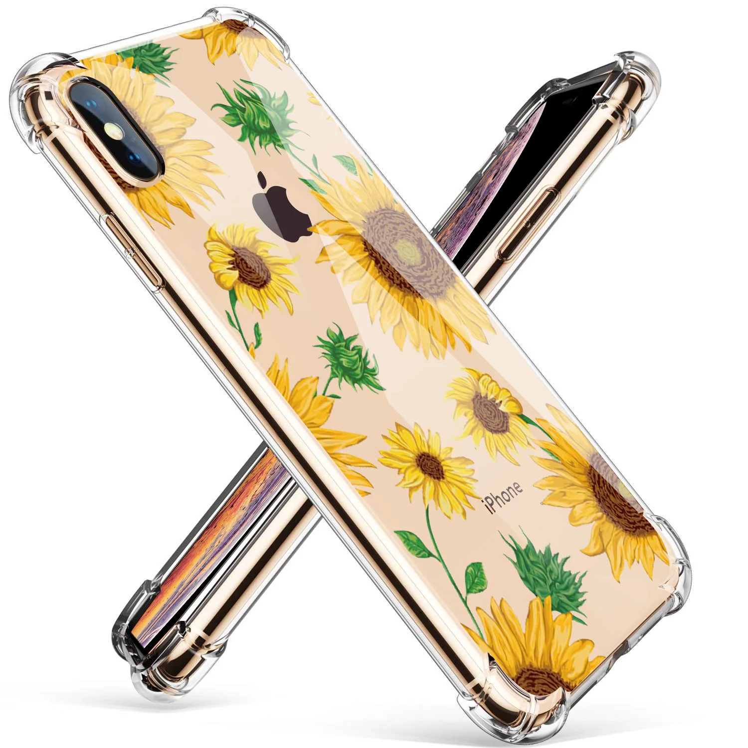 

For iphone 6 7 8 XS XR cace phone case airbag effective prevention corner cute 3d emboss cartoon patterned phone case
