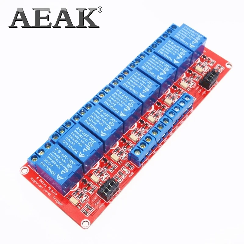 8 канальная релейная контрольная панель реле ПЛК 24 в модуль для arduino горячая