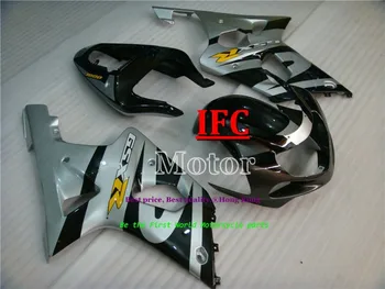 

Motorcycle Fairings For Suzuki GSXR1000 K1/K2 2000-2002 00 01 02 Silver Fairing set ABS High quality Hot Sales