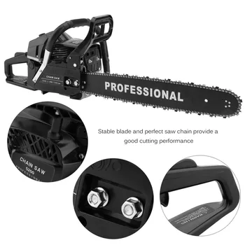 

LZ520A Chainsaw Single Cylinder Air Cooled Two Stroke Powerful 52CC Gasoline Chain Saw Professional Wood Cutter Hand Tool