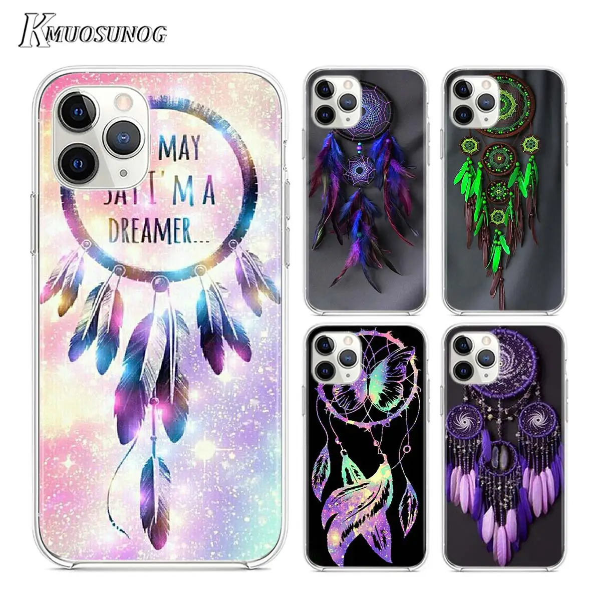 

Transparent Clear TPU Cover Dream catcher for iPhone 11 11Pro XS MAX XR X 8 7 6S 6 Plus 5S Phone Case