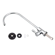 Rotation Design 1/4'' Stainless Steel Kitchen Sink Faucet Tap Chrome Reverse Osmosis RO Drinking Water Filter