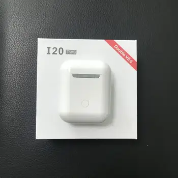

Newest i20 TWS 1:1 Wireless earphone Bluetooth 5.0 Support wireless charging Earphone i30tws PK w1 chip 1:1 i60 i20 tws i12 tws