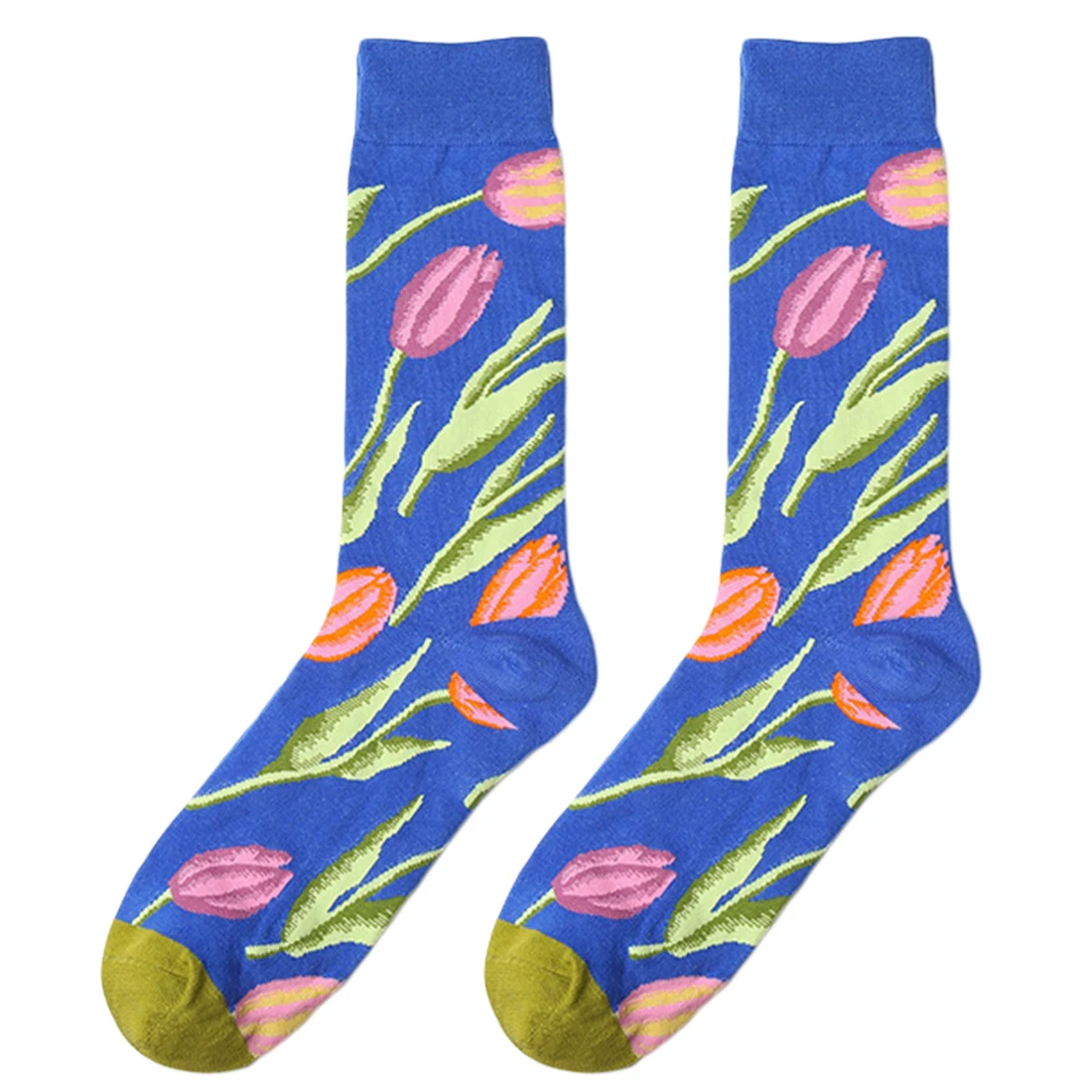 Горячая Распродажа, Новое поступление, мужские хлопковые носки, мужские цветные теплые забавные носки с цветами и птицами, Calcetines Hombre Divertido, подарок для мужчин - Цвет: 5