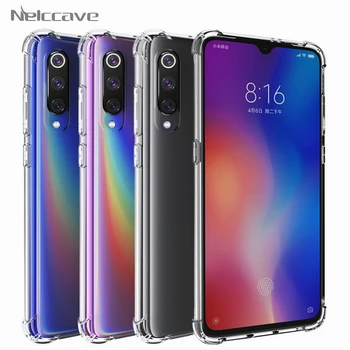 

100Pcs Airbag Shockproof Case For Xiaomi Mi 10 Lite 9 Pro 8SE 6 6X A2 Miaomi CC9 CC9E A3 Xiaomi Mix 2s Max 3 Transparent Cover