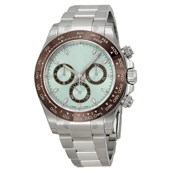 

20 colors AAA luxury day-tona Mens Watches Ceramic Bezel sapphire glass Folding Clasp Male All 3 Dials Work well 09