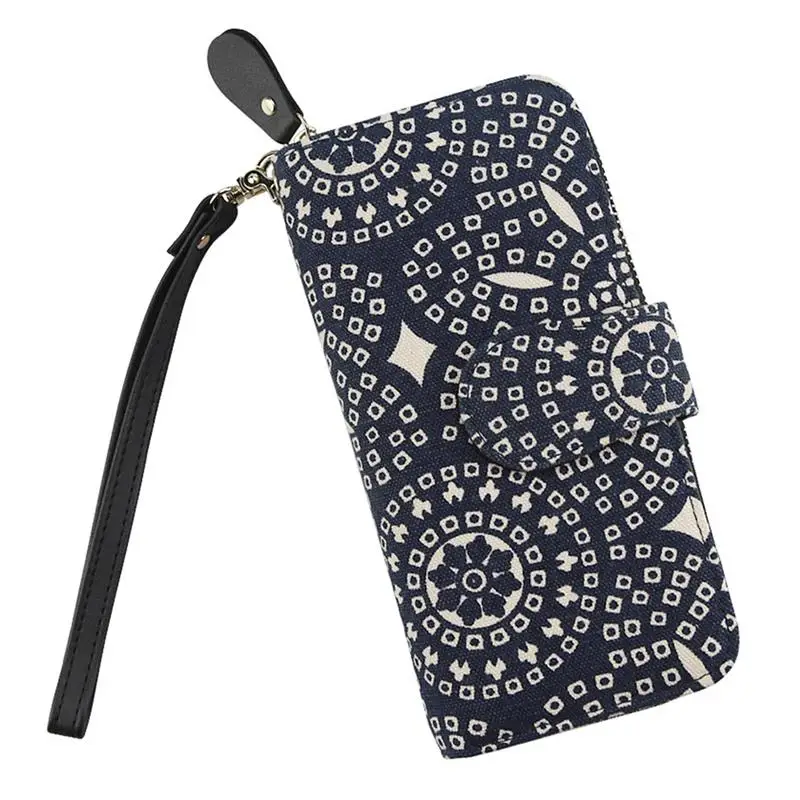 4 Womens Wallet Casual Canvas Lightweight Simple Clutch Wallet Girls Handbag Wallet Bag Canvas Change Pouches - Цвет: 4